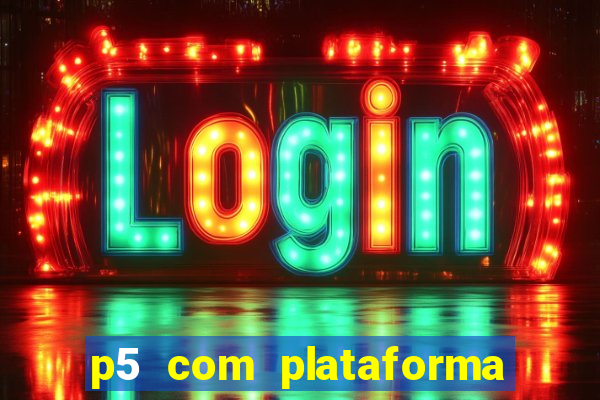 p5 com plataforma de jogos